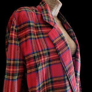 VTG Red Pepper Action Wear  Red Plaid/Tartan Blazer Jacket